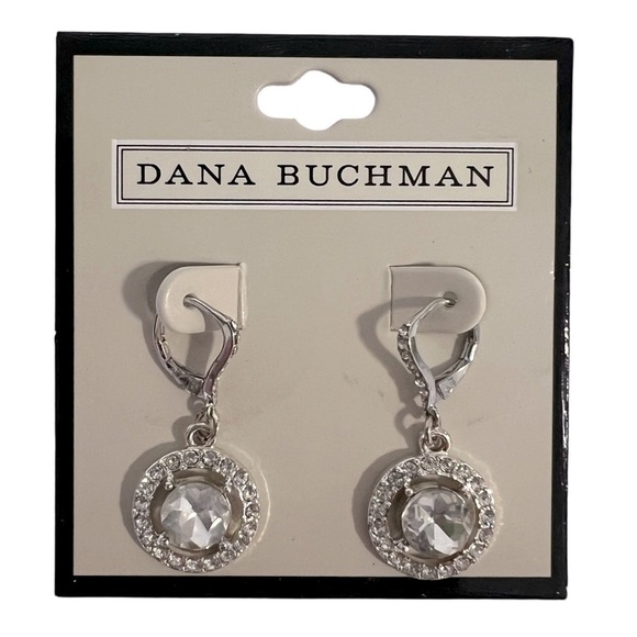 Elegant Silver Lever-back Drop Dangle Earrings - Picture 2 of 2